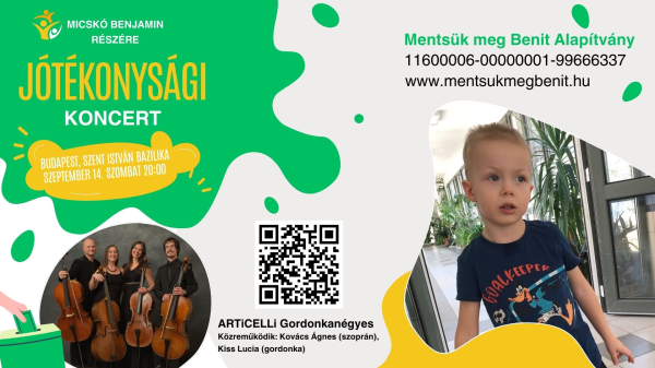 Charity Concert for Benjamin Micskó